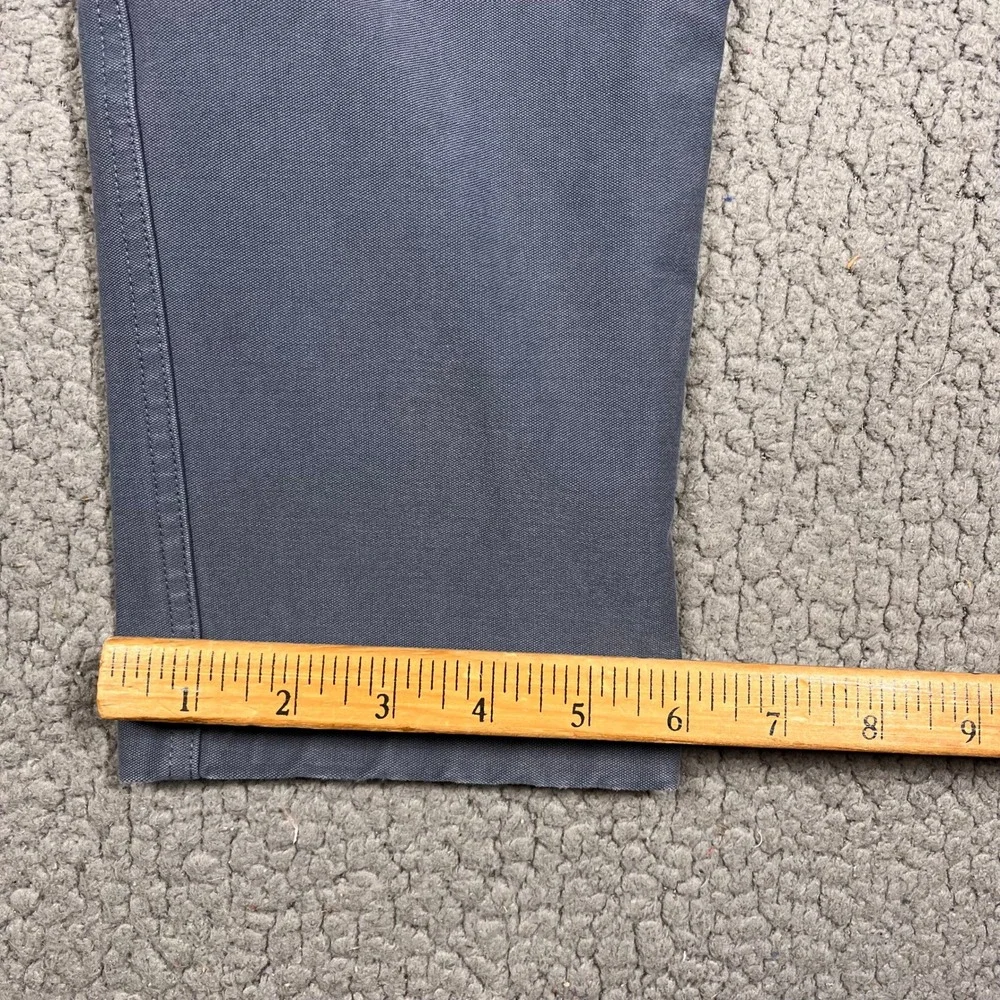Lululemon ABC Pant Slim‎ 32 Grey Canvas 5 Pocket Trousers M5ABNS